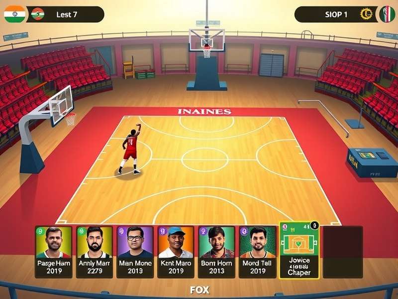 Indian Hoops Champion featuring various Indian basketball courts