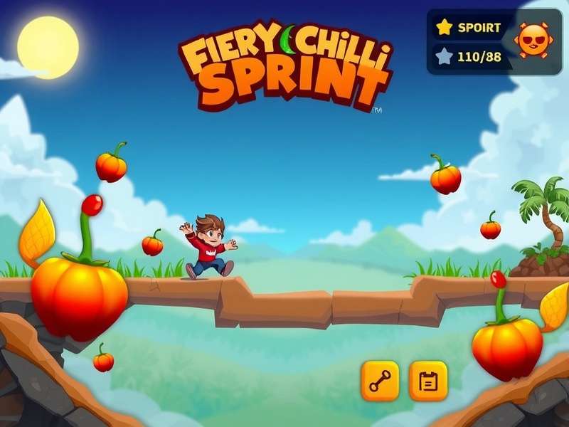 Fiery Chilli Sprint Character Selection Screen