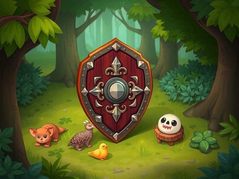Woodland Shield Champion Main Interface Woodland Shield Champion Game Main Screen