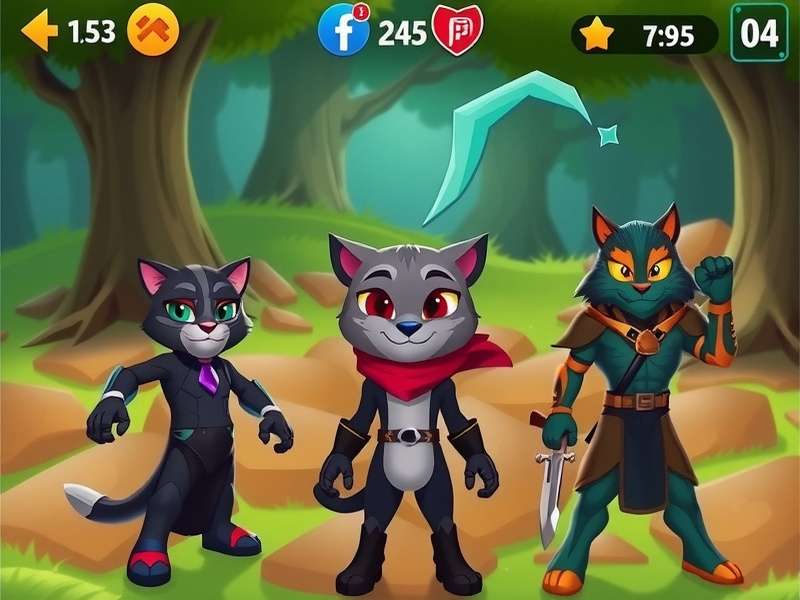 Main characters of Bolt Panther Adventure game