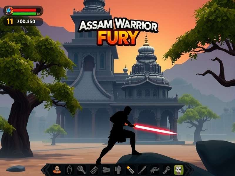 Assam Warrior Fury gameplay screenshot showing combat