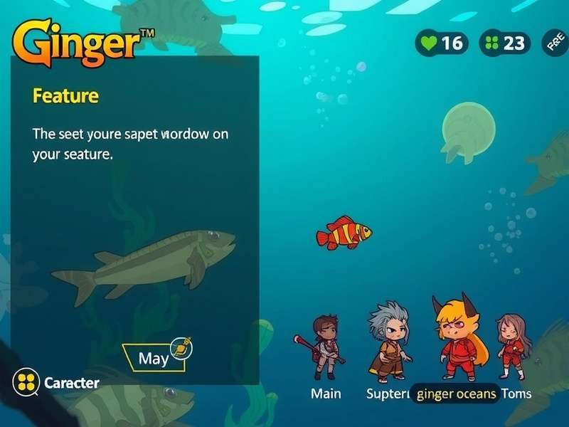 Ginger Ocean Deep Dive feature showcase demonstrating ecosystem mechanics