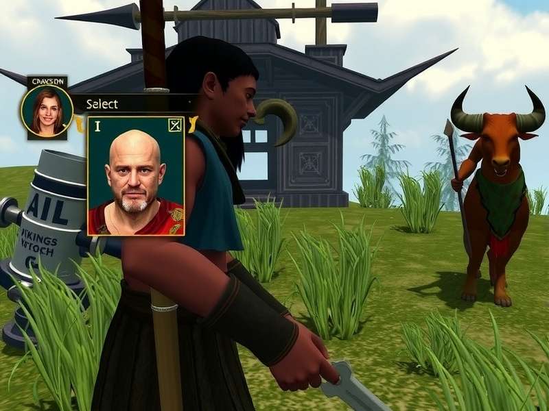 Varanasi Vikings Power gameplay screenshot showing character selection