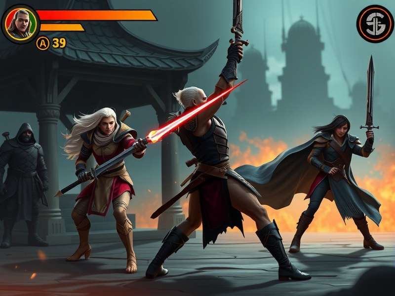 Mace Warrior Supreme story scene showing dramatic moment