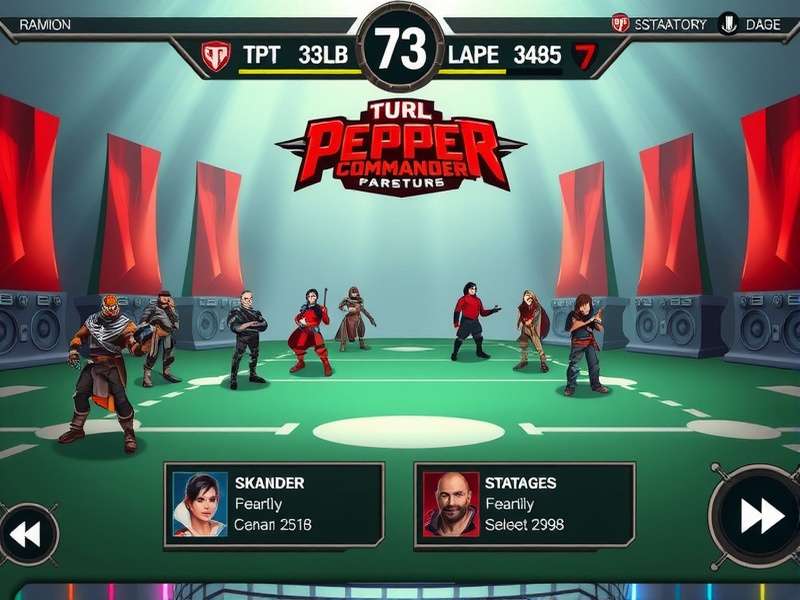 Pepper Commander gameplay screenshot showing strategic battle