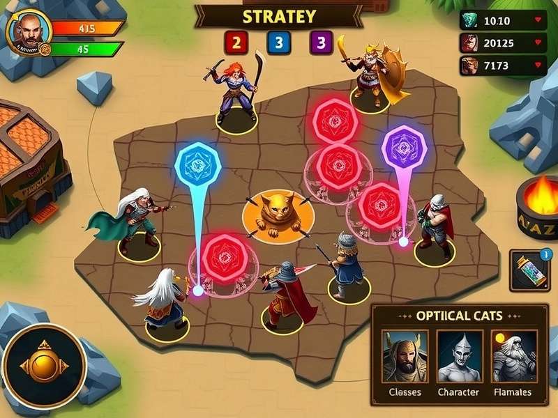 Titan Kings Epic Showdown - Epic Battle Scene Titan Kings Epic Showdown gameplay screenshot showing character battles