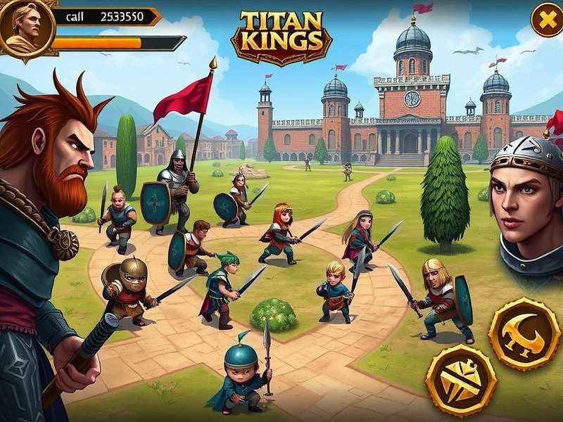 Titan Kings - Strategic Battle Positioning Titan Kings strategy map showing optimal positioning