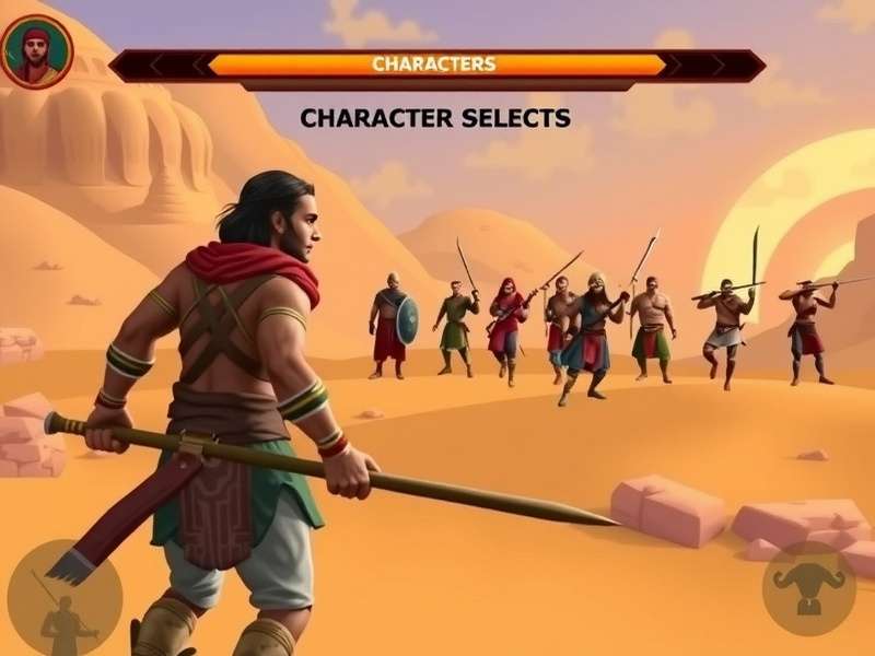 Indian Sands Warriors story scene showing characters in ancient Indian setting