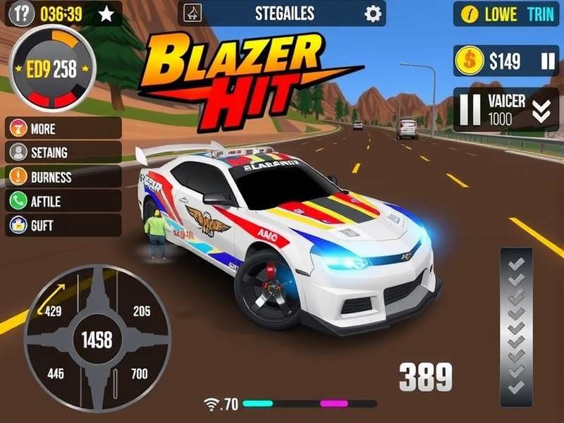 Blazer Speed Hit Game Interface