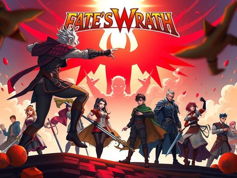 Fate S Wrath story scene showing protagonist facing antagonist