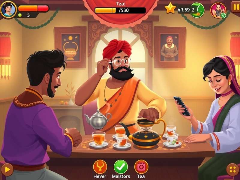 Indian Chai Blitz feature showcase with multiple tea varieties