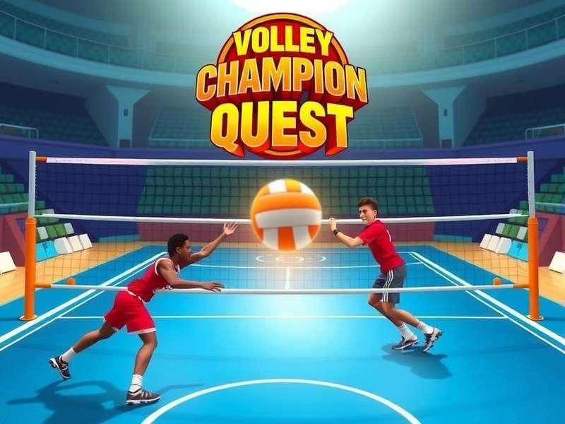 Volley Champion Quest strategy guide showing court positions
