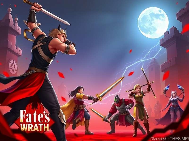 Fate S Wrath game cover art showing protagonist in action pose