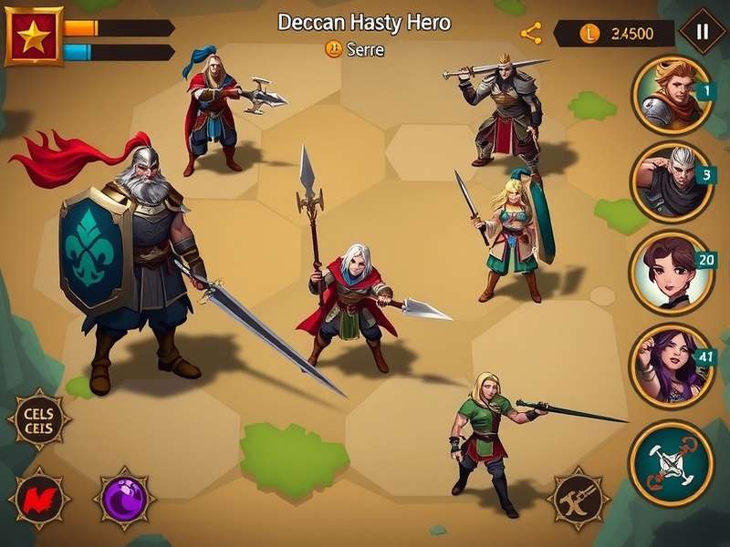 Deccan Hasty Hero gameplay screenshot showing character in action