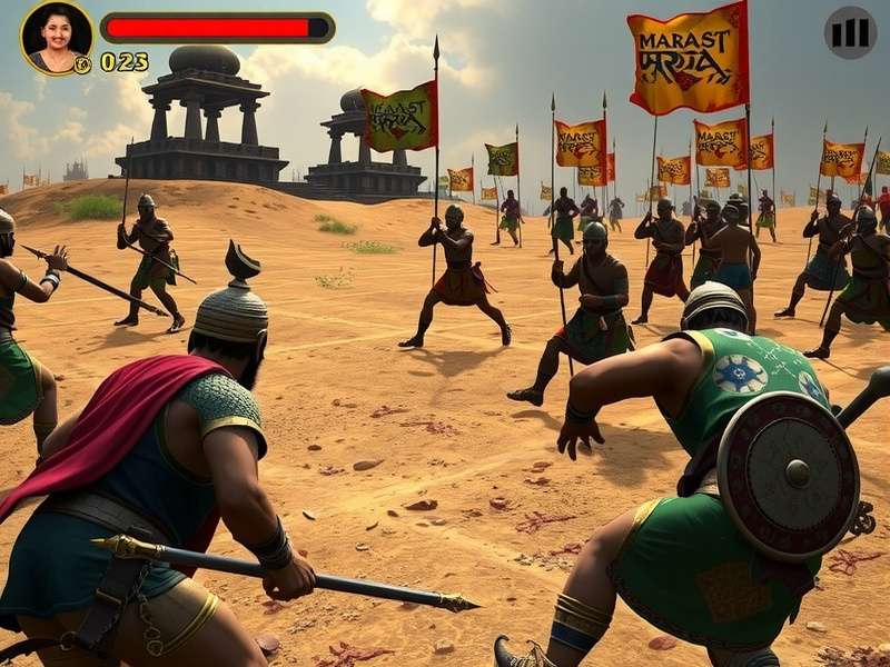 Battle formations used in Maurya Combatant gameplay