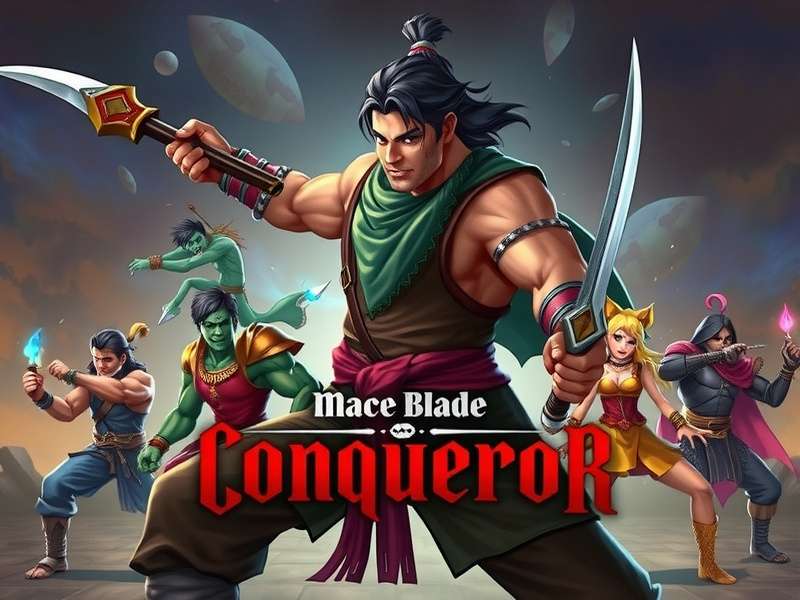 Mace Blade Conqueror combat scene showing character using traditional Indian martial arts