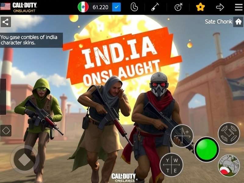 COD Mobile India Onslaught exclusive Indian character skins