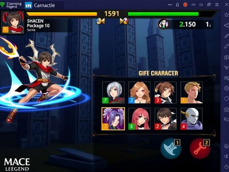 Mace Champion Legend gameplay screenshot showing combat mechanics