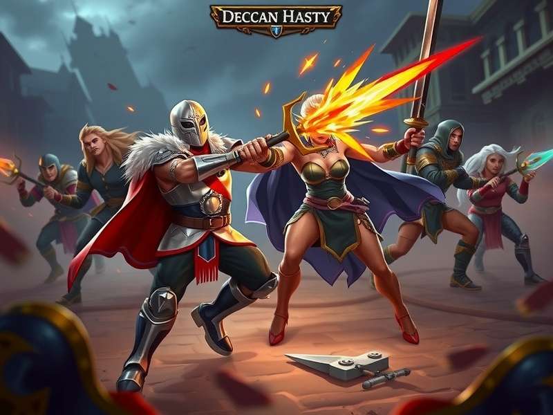 Deccan Hasty Hero character lineup showing diverse heroes