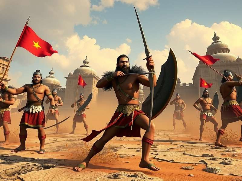 Combat mechanics demonstration in Maurya Combatant