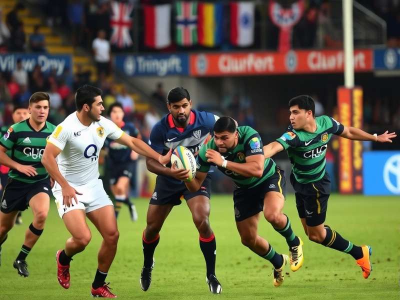 Rugby Champions India Showdown player in action