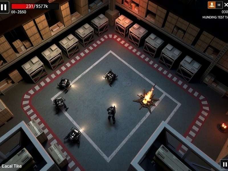 Bullet Force Team Deathmatch Warehouse map strategic positions