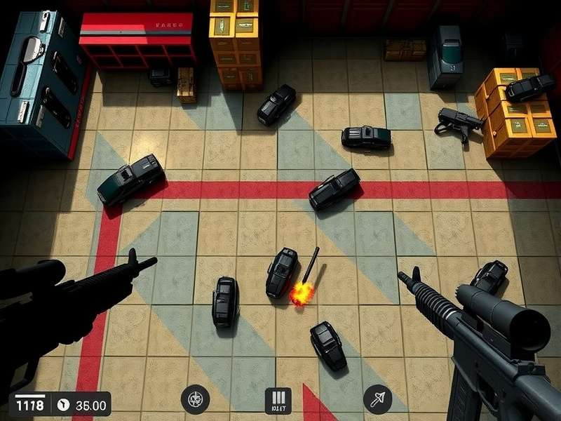 Bullet Force Team Deathmatch gameplay screenshot showing intense combat
