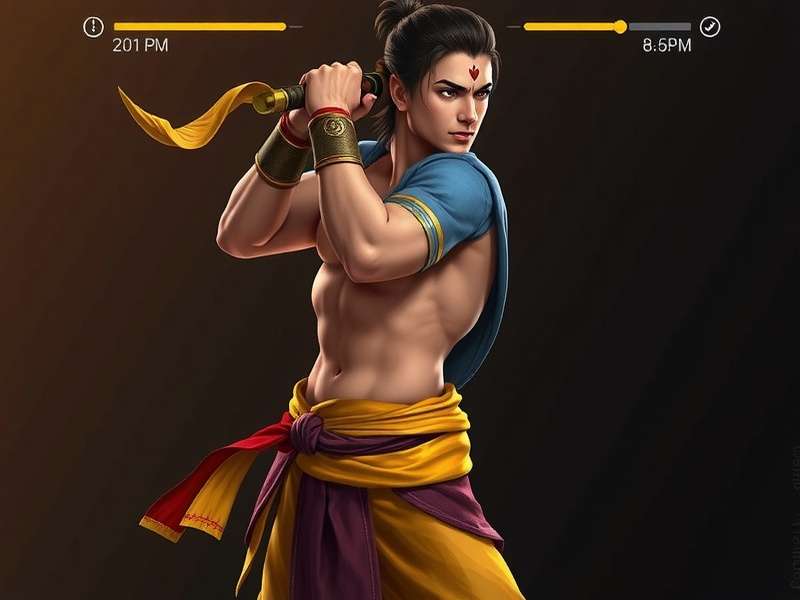 Character Vikram - Practitioner of Gatka