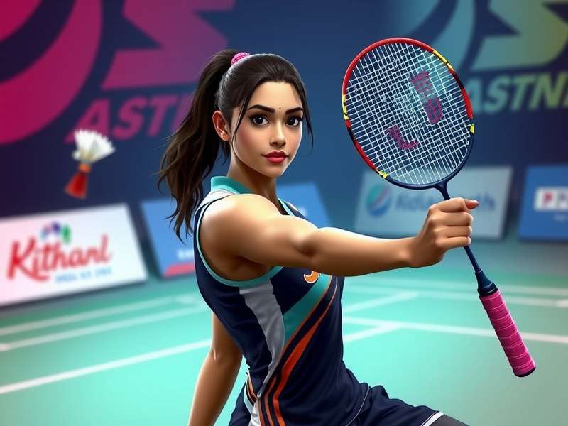 Badminton Blitz Indian Stars development team working on game design